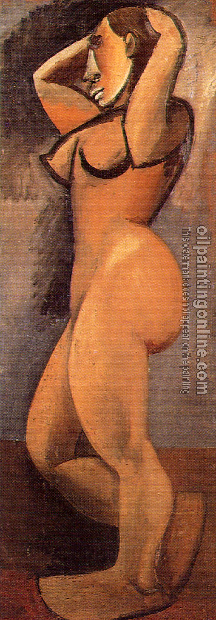 Picasso, Pablo - nude with raised arms